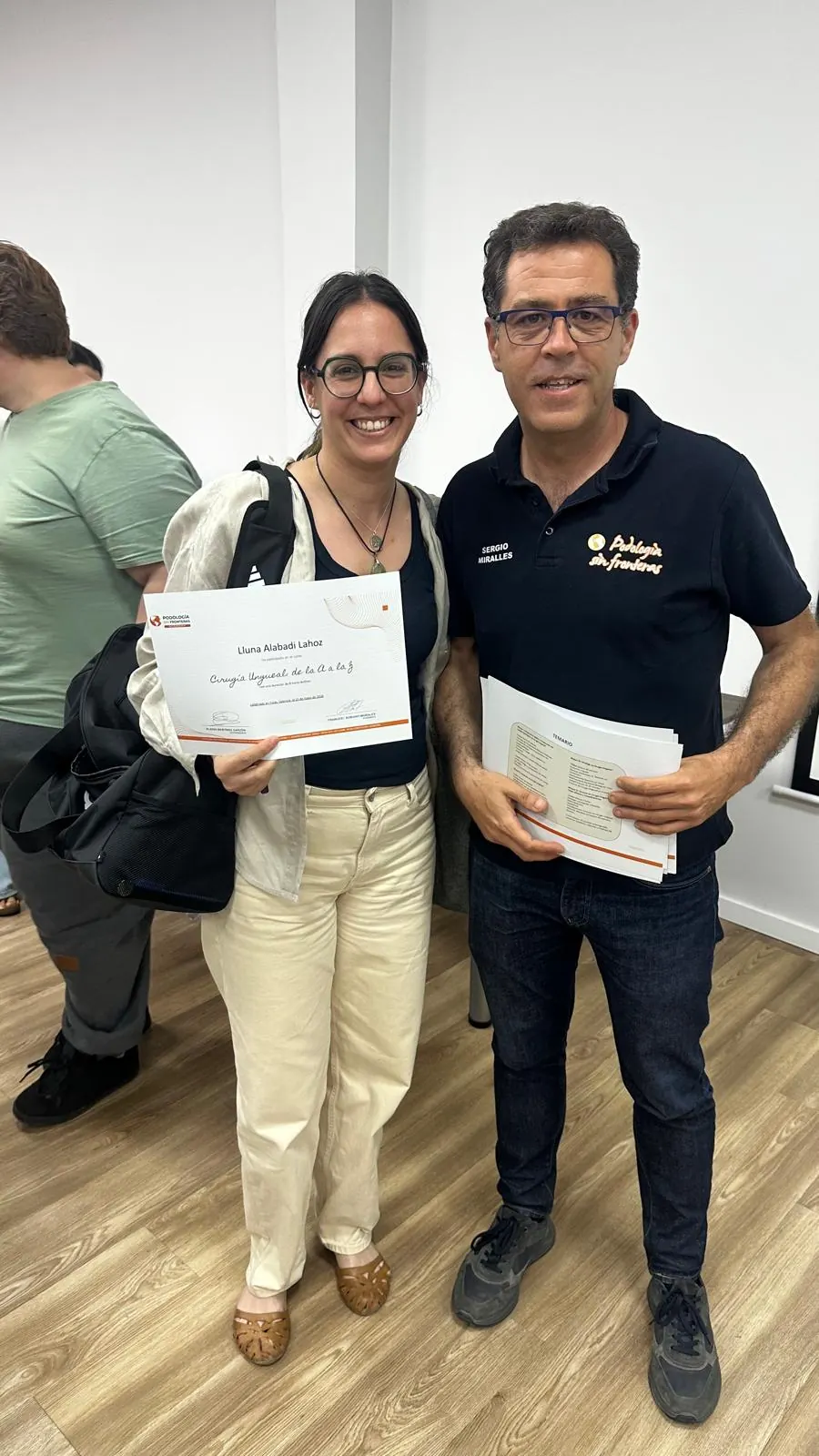 Entrega de diplomas del 1.er curso de Cirugía ungueal de PSF Academy